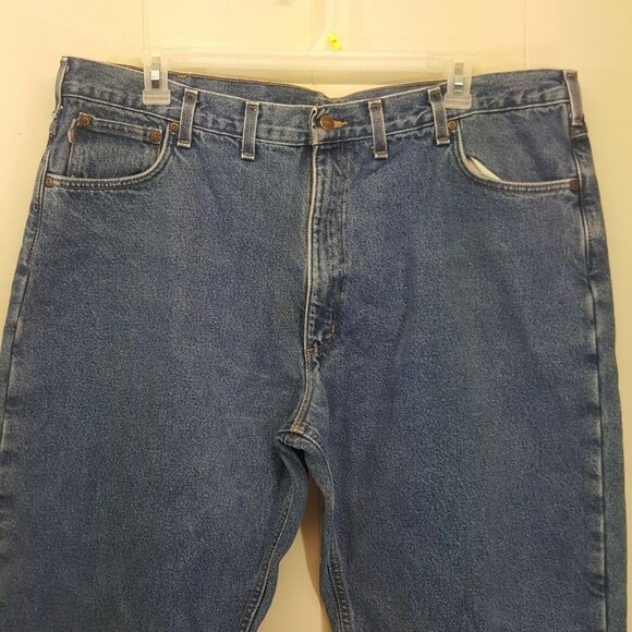 Carhartt 44x30 Mens Flannel Lined Jeans Relaxed Fit Pants B172 DST Work Barn Cho - Picture 7 of 7